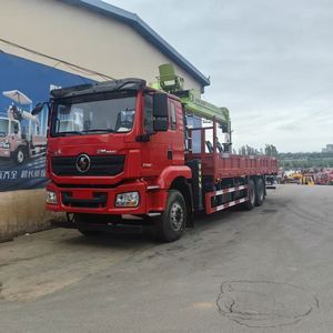 Shacman 12 Ton Truck Crane / Hydraulic <b>Boom</b> Lift Crane Truck / Truck with Crane for Building Construction - Product Image 2