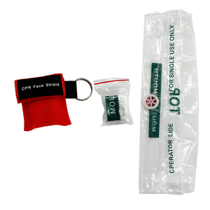 Visiera d'emergenza <span class=keywords><strong>CPR</strong></span> con una valvola barriera di respirazione per il pronto soccorso <span class=keywords><strong>CPR</strong></span> maschera per portachiavi - Product Image 6