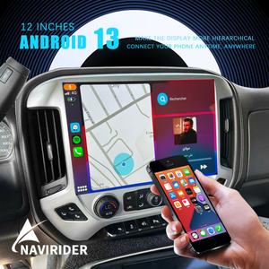 Reproductor Multimedia de Video con Pantalla Qled Android de 1920*1200 para Chevrolet Silverado GMC Sierra 2014-2018, Radio para Auto con CarPlay, Estéreo, GPS - Product Image 2