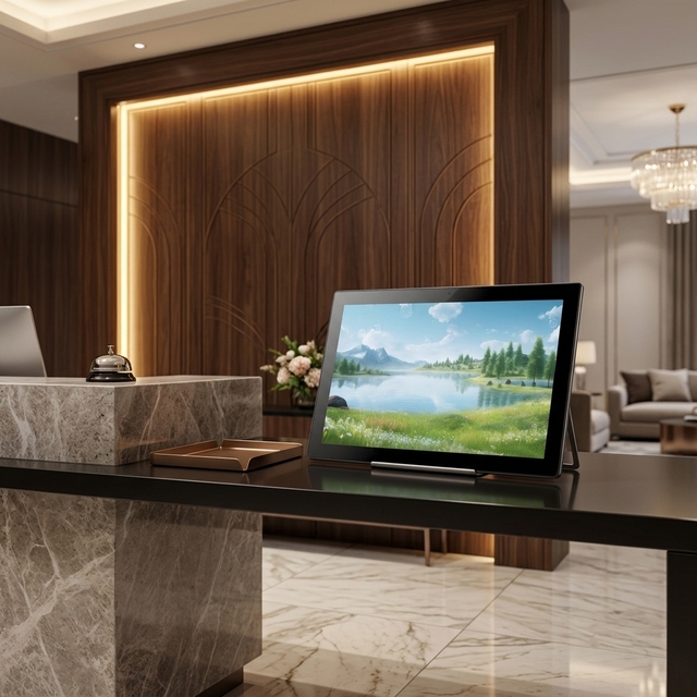 Wholesale Frameless 21.5 Inch Digital Signage Advertising Display OS Android 13  FHD IPS Touch Screen Commercial Tablet