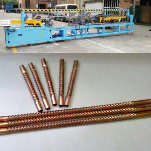 Filetage en spirale interne Tube de <span class=keywords><strong>cuivre</strong></span> <span class=keywords><strong>tuyau</strong></span> à vis intérieure Tube à ailettes ondulé torsion formant la Machine pour bobine - Product Image 6