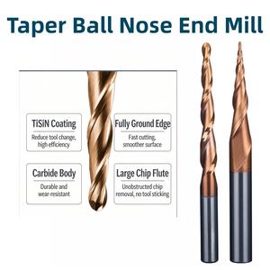 TOOLSWANG - Fraise à tête sphérique à long manche - Atteignez plus, coupez plus profondément dans le travail du bois - Product Image 3