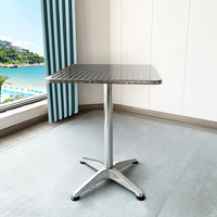 Edelstahl Aluminium rohr Indoor Outdoor Universal Beliebte Tischs tuhl Set