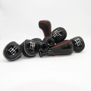 Poignée de levier de vitesses manuelle à 5 vitesses en cuir OEM Lada Vesta Granta Kalina Samara Largus, levier de vitesses automatique double pour voiture - Product Image 6