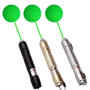 长距离绿色激光笔强力激光笔绿色Lazer与18650充电电池