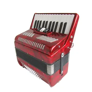 accordion 48 bass 26key accordion red accordion