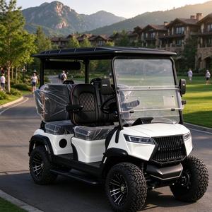 Carrito de Golf Eléctrico de Litio de 4 Plazas con Color Personalizable, Carrito de Golf Todoterreno con Suspensión Independiente, Llantas de 12-14 Pulgadas y Bi - Product Image 1