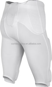 Pantalon de football rembourré pour jeunes d'usine avec coussinets équipement de protection par compression pour pantalon de football gardien de but de basket-ball - Product Image 3