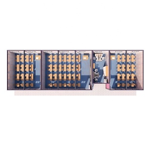 Maison préfabriquée en conteneur isolé sur mesure, classe scolaire pour étudiants, bureau avec toit à double pente - Product Image 6