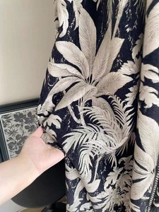 ผ้าม่านสำหรับเตียงหน้าต่างน่ารักผ้าแจ็คการ์ดพิมพ์ลายใบกล้วยแบบย้อนยุครุ่นใหม่2025 - Product Image 3