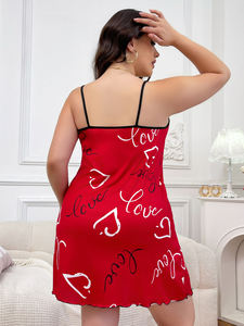 2025 Nieuwe Zomer Sexy Dames Comfortabele Ademende Gebreide Gewaden Casual Stijl Hemdje Nachthemd Loungewear Alledaagse Plus Size - Product Image 3