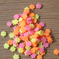 Zachte Klei Roze Hart Perzik Plakjes Polymeer Sprinkles Voor Ambachten Maken Diy Modder Vullen Decoratie Action Accessoires