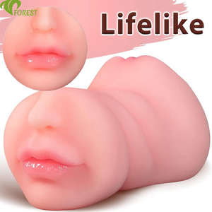 Masturbatore Maschile Portatile con Design Vaginale in TPE e Silicone, Coppa Masturbatoria Manuale - Product Image 3