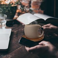 Tasse à café et thé en céramique avec couvercle repose-thé 8 oz Idéal pour le thé latte cappuccino ou l'espresso Tasse d'art en porcelaine non émaillée