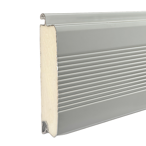 Puerta Enrollable Moderna de Aluminio con Borde de Seguridad Fotoeléctrico, Reversa Automática, Duradera, con Aislamiento Térmico, 1 Año de Garantía, para <span class=keywords><strong>Garaje</strong></span> - Product Image 5