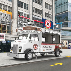 Remorque de restauration rapide, camion de nourriture, kiosque de rue, chariot à crêpes, chariot de nourriture mobile, conception de chariot de nourriture, remorques de nourriture entièrement équipées - Product Image 1