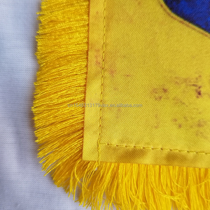 Piccola Bandiera dell'<span class=keywords><strong>Ucraina</strong></span> 4x6 Pollici Ecologica in Poliestere Satinato Stampato Mini Bandiera per Auto con Ventosa per Uso Veicolare - Product Image 4