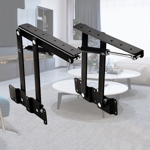 Coffee <b>Table</b> Height Adjuster Telescopic <b>Folding</b> Support Frame Steel Easy Assembly for Kitchen Living Room Hotel Use - Product Image 6