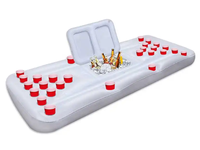 Happy Jack gonflable piscine eau flotteur air tapis bière Pong radeau chaise longue matelas eau lit jouet