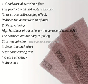 Premium 70x198MM disco in Mesh ugualmente per <span class=keywords><strong>Mirka</strong></span> Net Wet/Dry Auto levigatura schermo medio gancio & Loop <span class=keywords><strong>abrasivi</strong></span> legno/metallo a disco modello - Product Image 3