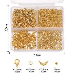 Lobster Clasp Positioning <b>Beads</b> Zinc Alloy Mixed Shapes For Necklace Making DIY Jewelry Accessories Middle Size - Product Image 3