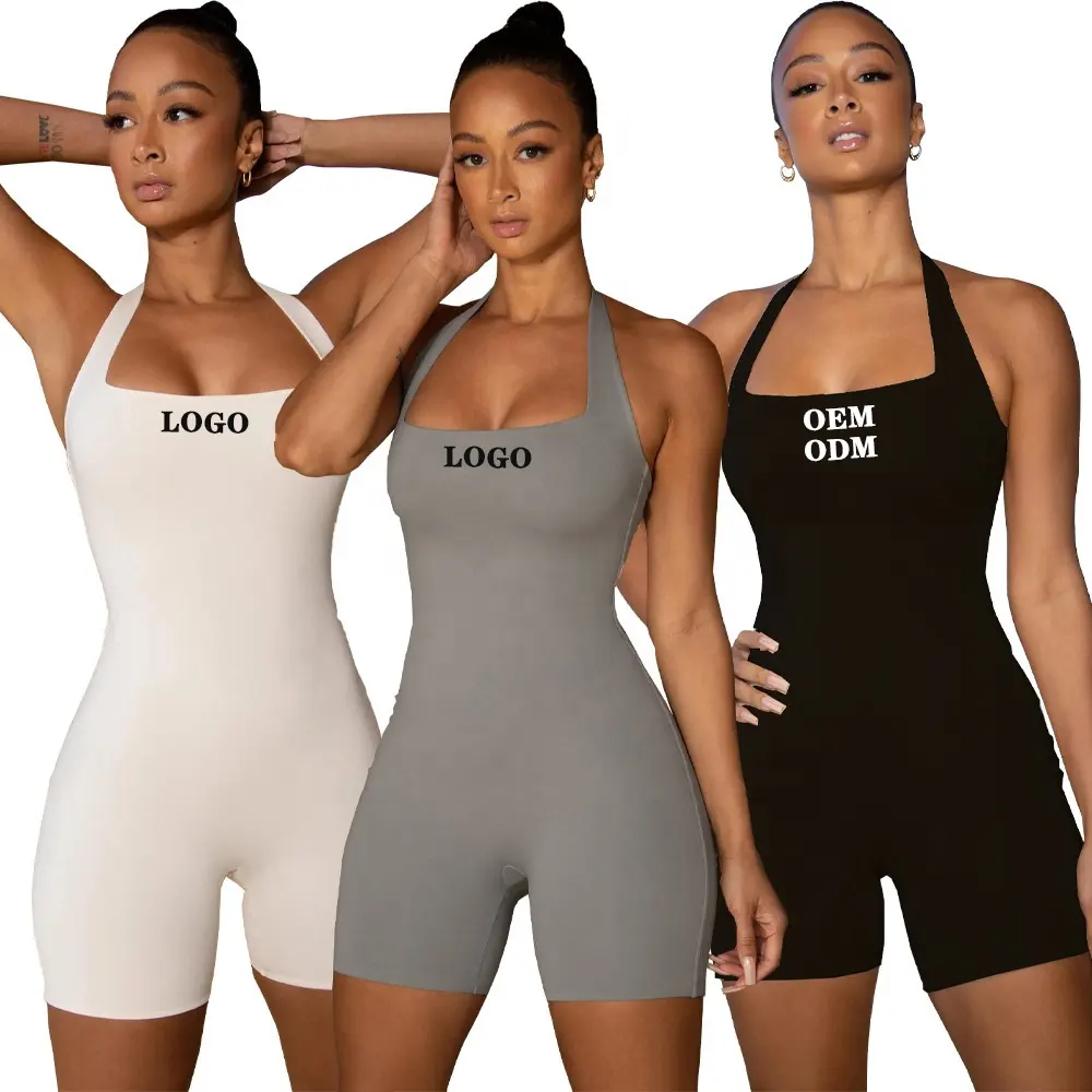 Gym Fitness Sets Workout Jumpsuit Women'S Sports Fitness Yoga Set Women'S Activewear Jumpsuits Sportswear Bodysuit