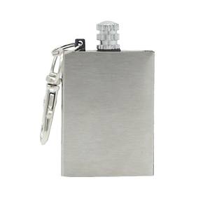 Stainless Steel Square Keychain <b>Flask</b> Waterproof Portable Metal <b>Flask</b> For Outdoor Use - Product Image 1