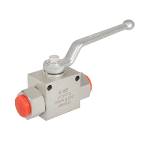Roke 1/2 NPT High Pressure 500bar Ball <strong>Valve</strong> Forged Stainless Steel VH2V CWP Hydraulic Control Water Gas Oil OEM Customizable - Product Image 1