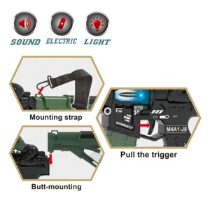 <span class=keywords><strong>Jouet</strong></span> de pistolet pour enfants de haute qualité B/O M416 avec fonction sonore, lumineuse et vibrante, conforme aux normes du marché mondial, matériaux sûrs - Product Image 2