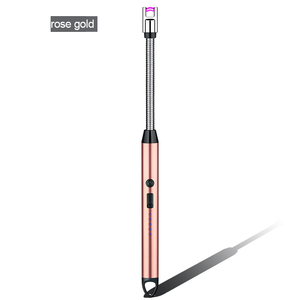 Encendedor de cocina de arco eléctrico recargable USB sin llama a prueba de viento portátil largo cuello Flexible y gancho colgante Aleación de Zinc - Product Image 3