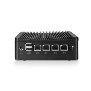 เราเตอร์ไฟร์วอลล์จีนรุ่น 4 Lans J4125 N4000 มินิพีซี DP+ จอแสดงผลคู่ J4125 N4000 มินิพีซีแบบไร้พัดลม <span class=keywords><strong>Nuc</strong></span> - Product Image 2