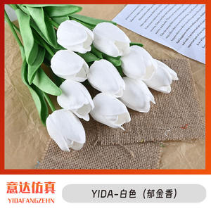 Tulipán Artificial de Poliuretano Suave al Tacto, Decoración para el Hogar, Tulipán Artificial, Venta Caliente - Product Image 6