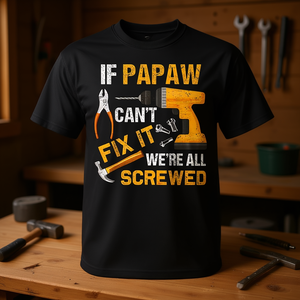 Se Papà non può riparare IT problemi, tutti siamo in guai, maglietta da uomo, regalo per la festa del papà - Product Image 3