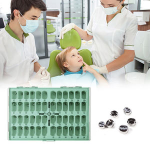Set di Corone Dentali Pediatriche in Acciaio Inossidabile per Alimenti, Adattamento Universale, Certificato ISO per la Riabilitazione Orale dei Bambini - Product Image 6