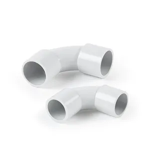 Ledes PVC Conduit Small Solid Elbow Electrical Pipe Sweep Bend Accessories And Fittings