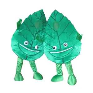 Kostum hutan Hola/kostum maskot daun/kostum maskot kartun