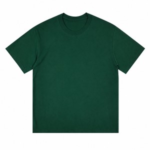 เสื้อยืดคอตตอน 100% หนัก 230 กรัม แบบสั่งทำพิเศษ OEM ODM ทรงโอเวอร์ไซส์ คอกลม แขนสั้น ไม่มีลาย พร้อมสกรีนโลโก้ - Product Image 3