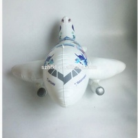 Avion gonflable en plastique non toxique de 60 cm, adorable, pour la publicité d'entreprise, les fêtes, les nouveautés, les promotions aériennes