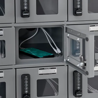 Casier de recharge pour téléphone portable 3 en 1 en métal, utilisé pour les écoles, le plus vendu sur le marché américain