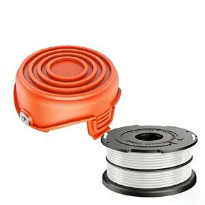 Cubierta de cabezal de hilo para desbrozadora RC-65-P 90517175 A6442-XJ, cubierta de carrete de repuesto GREEN DECKER GH710 GH700 GH750 EU GL Series 76.2x45mm - Product Image 4