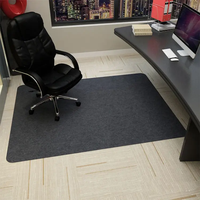 Haute anti-dérapant tapis planchers bureau polyester feutre bureau chaise tapis ordinateur chaise tapis