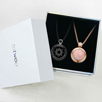Colliers de couple Totwoo Soleil et Lune en gros, collier intelligent d'amour vibratoire à distance