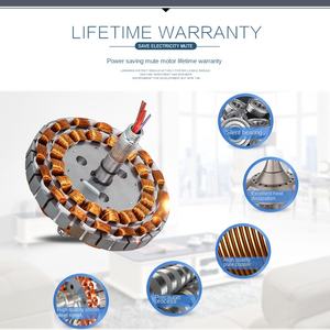 Ventilador de Techo con Luz LED de 52 Pulgadas y 5 Aspas, Motor de CA Tradicional, Control Remoto, 6 Velocidades, Reversible, Cristal, 3 Temperaturas de Color, Venta Directa de Fábrica - Product Image 5