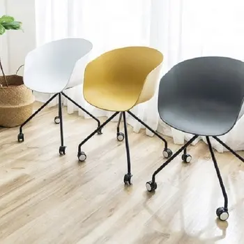 Hot Selling Backrest Chair Office Comfortable Nordic Swivel Chair Adjustable Modern Minimalist Pulley Home Computer Lift Chair