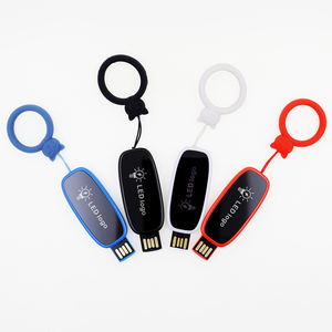 Regalo de negocios personalizado LED Light stick CLE Memory <span class=keywords><strong>promo</strong></span> regalos pendrive llavero 1GB 2GB 4GB 8GB disco al por mayor Usb Flash Drive - Product Image 3