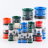 Acoplador Recto para Microductos de HDPE, Conector de Empuje para Microductos, para Conexión de Ductos de Cable de Fibra Óptica