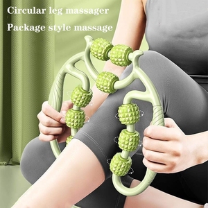 CZFIT Hot Sale Durable Leg Muscle <b>Massage</b> Roller Multi-Function Yoga Exercise 9-Wheel Foam Roller for Unisex Home Gym Unisex - Product Image 3