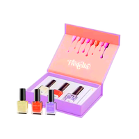 Tiroir de logo personnel personnalisé coulissant boîte de papier cadeau emballage pour l'huile de vernis à ongles