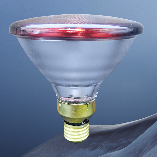 China Manufacturer E27 R125 Solar Heating Lamp Hard Glass Red Heat Condensor High Efficiency Heat Pipe Solar Heater