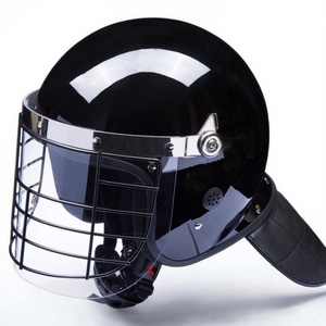 หมวกนิรภัยป้องกันภัยส่วนบุคคลแบบกำหนดเองได้จากโรงงานโดยตรง พร้อมหน้ากากเหล็กตาข่าย ขายส่ง อุปกรณ์ป้องกันตัว - Product Image 2